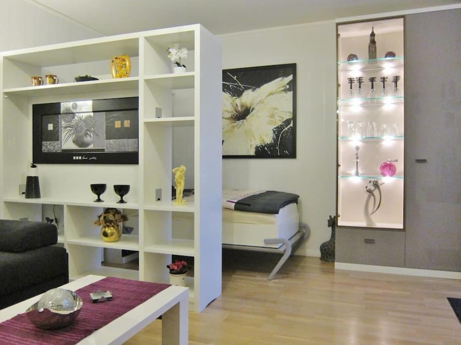 Modernes 1 Zimmer Luxusappartement Kleiner Roland Mit Parkplatz Und Balkon In Bremen Naehe Zentrum Esterno foto