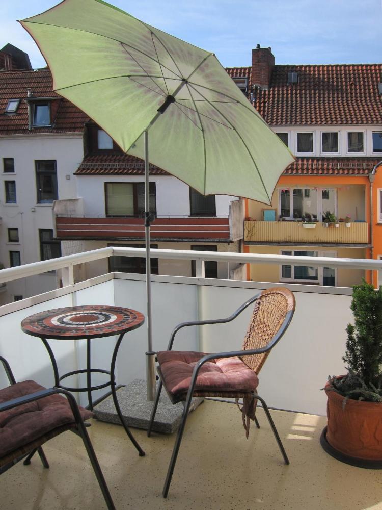Modernes 1 Zimmer Luxusappartement Kleiner Roland Mit Parkplatz Und Balkon In Bremen Naehe Zentrum Esterno foto